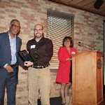 Mr. Joshua Church receives award from Dean Grant